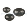 Round grate 40 mm black