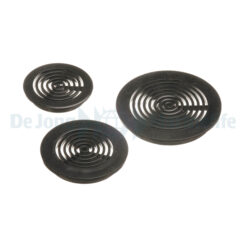 Round grate 40 mm black