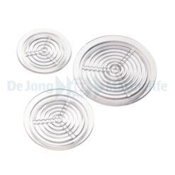 Round grate 50 mm transparent