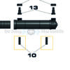 Clamps for holder/2 pcs. Helix Max 2.0, 5 - 11 W