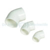 PVC 45° elbow Ø 25 mm white