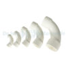 PVC 90° arch Ø 20 mm white
