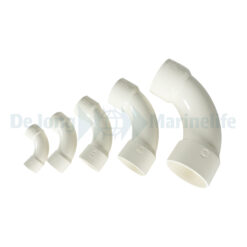 PVC 90° arch Ø 40 mm white