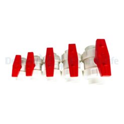 PVC True Union Ball Valves white/red Ø 50mm | S
